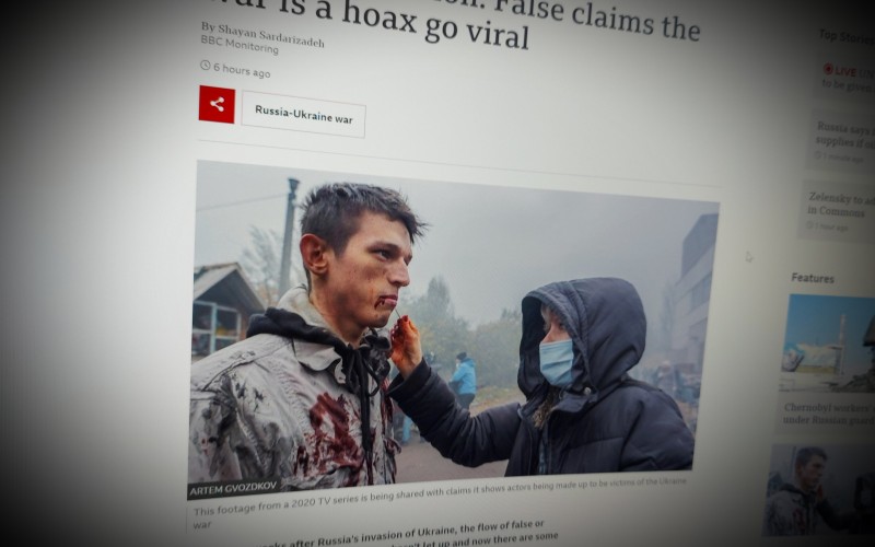 Ukraine invasion: False claims the war is a hoax go viral