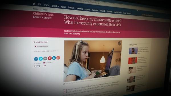 How do I keep my children safe online? What the security experts tell their kids