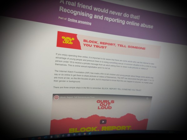 A real friend would never do that! Recognising and reporting online abuse