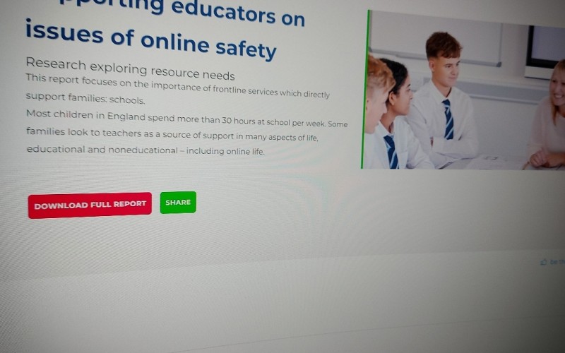 Supporting educators on issues of online safety