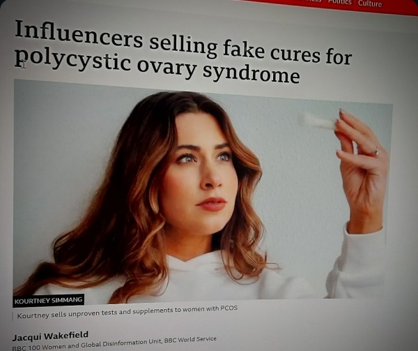 Influencers selling fake cures for polycystic ovary syndrome