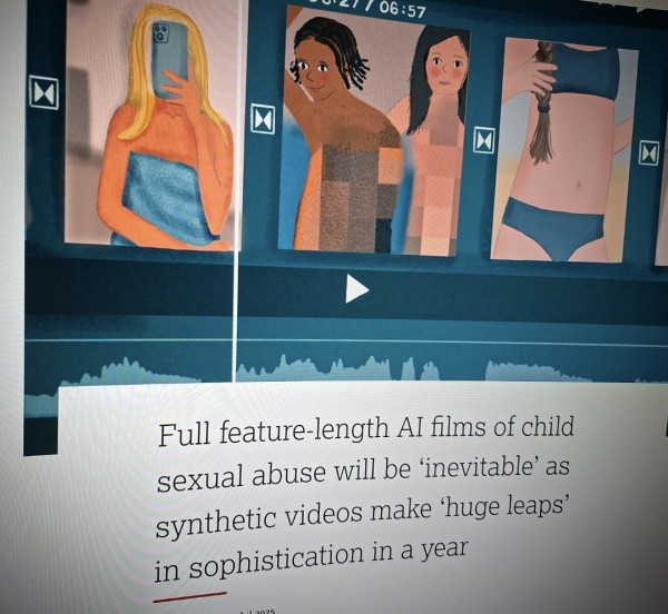 “feature-length” AI films of child sexual abuse may now be “inevitable” unless urgent action is taken