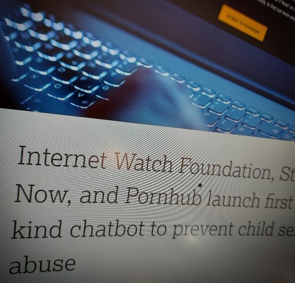 Internet Watch Foundation, Stop It Now, and Pornhub launch first of its kind chatbot to prevent child sexual abuse