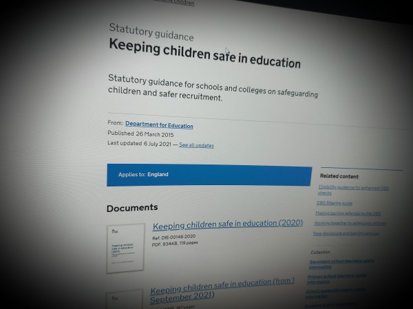 Keeping children safe in education July 21 update