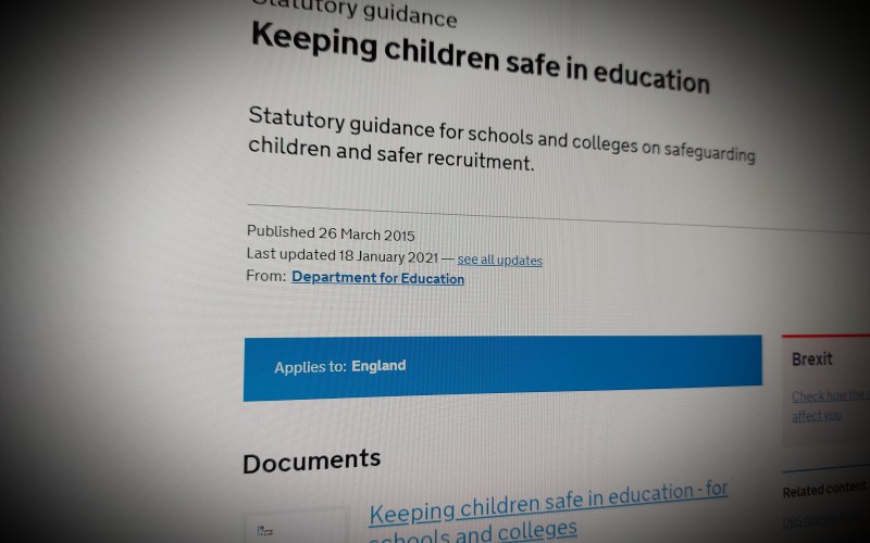 Keeping children safe in education: January 2021