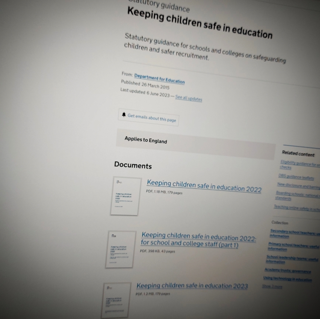 Keeping children safe in education 2023 - Simfin | Esafety ...