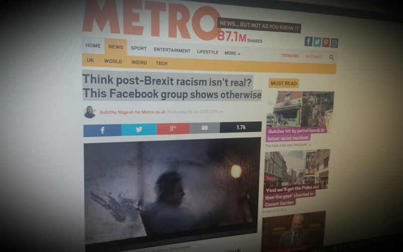 Think post-Brexit racism isn’t real? This Facebook group shows otherwise