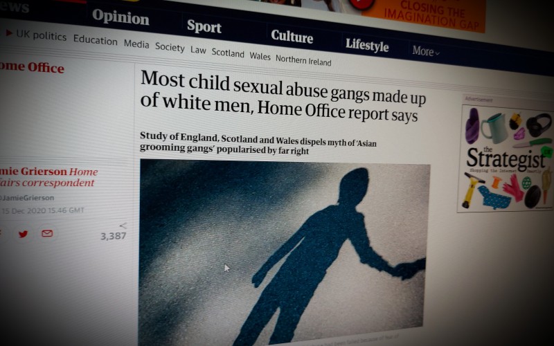 Most child sexual abuse gangs made up of white men, Home Office report says