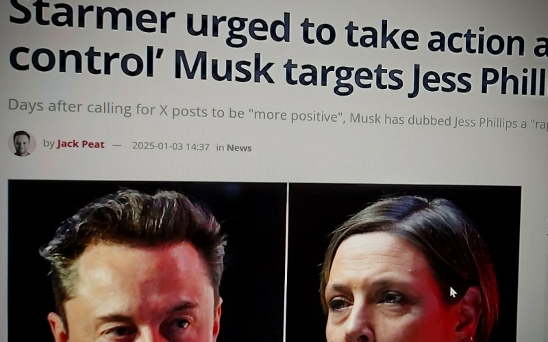 Starmer urged to take action as ‘out of control’ Musk targets Jess Phillips