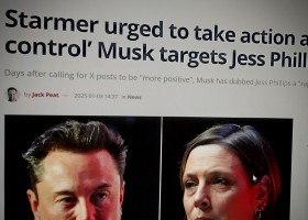 Starmer urged to take action as ‘out of control’ Musk targets Jess Phillips