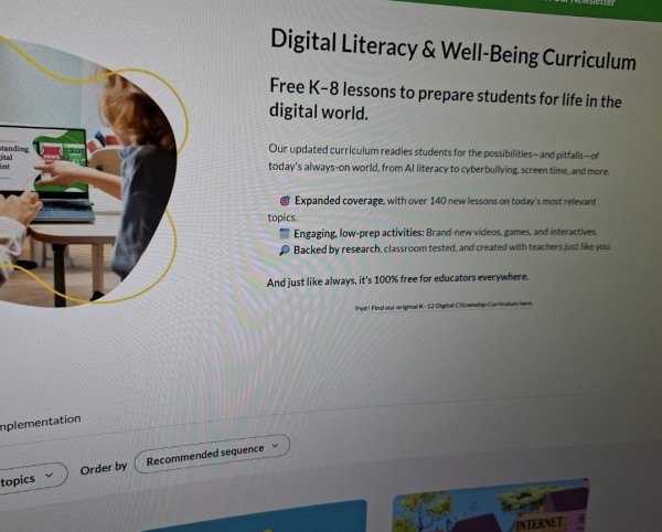 Common Sense Digital Literacy & Well-Being Curriculum