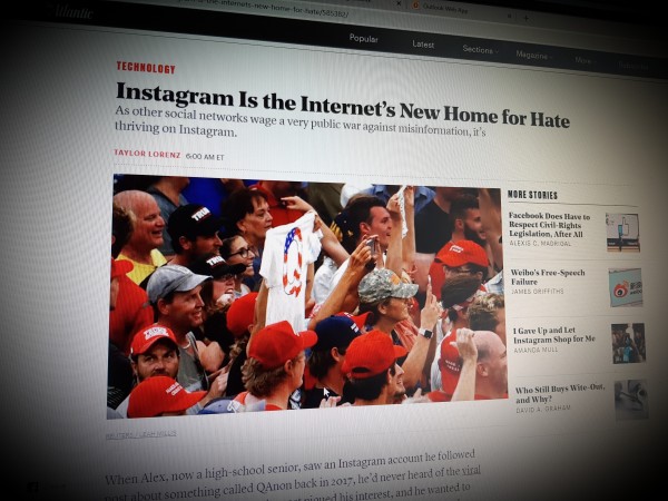 Instagram Is the Internet’s New Home for Hate