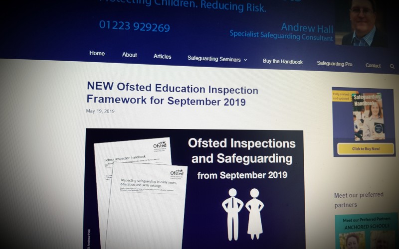 NEW Ofsted Education Inspection Framework for September 2019