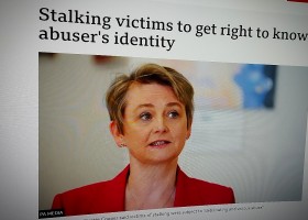 Stalking victims to get right to know abuser's identity