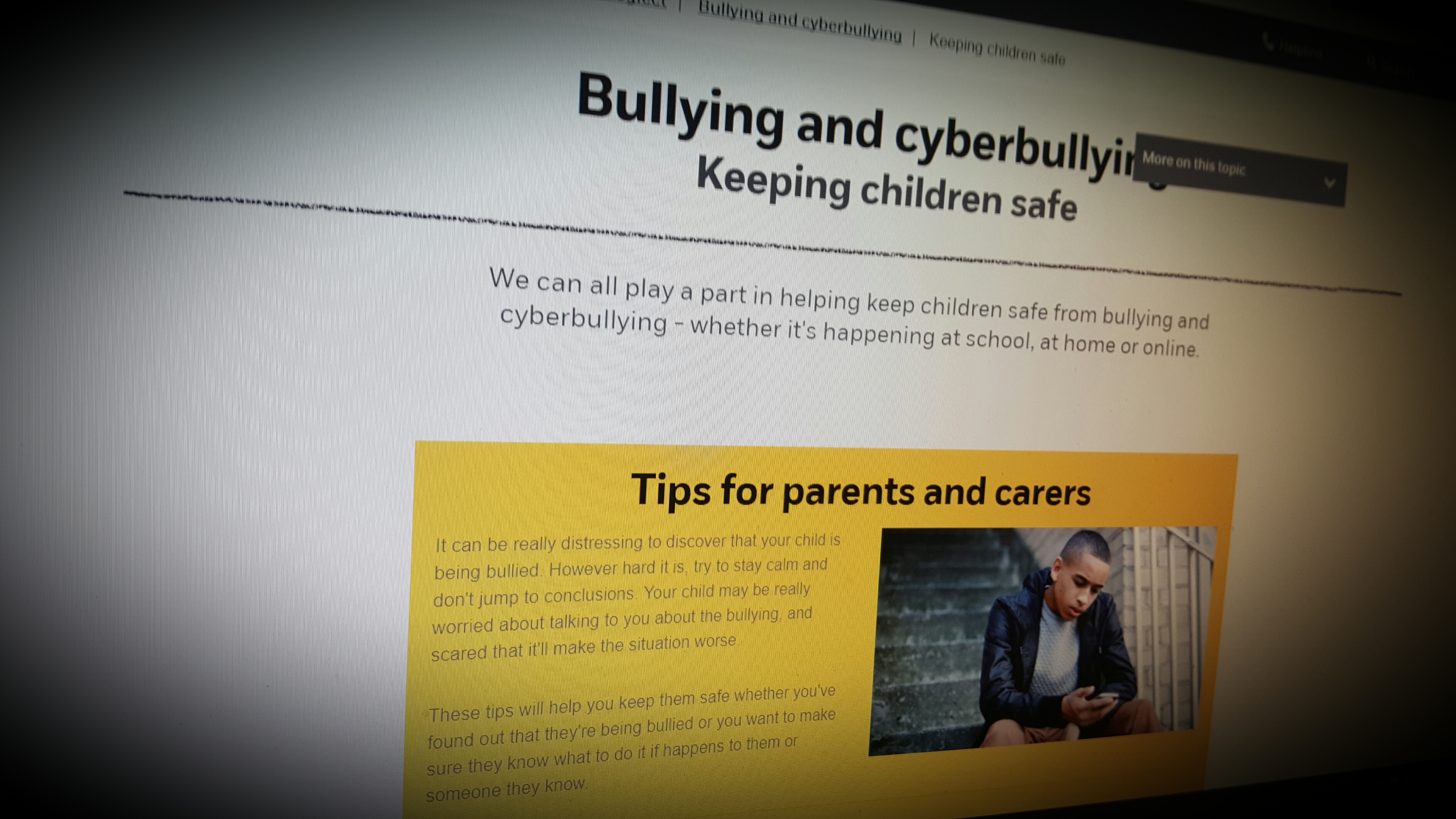 Bullying and cyberbullying Keeping children safe - Simfin | Esafety ...