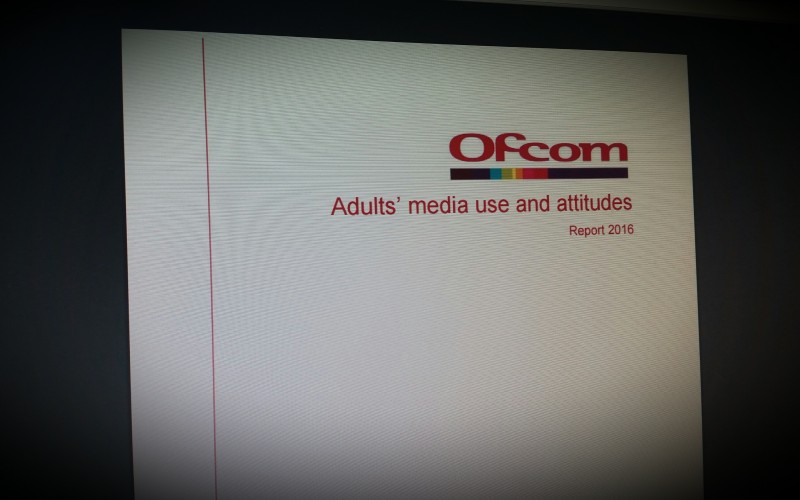 Ofcom's Adults Media Use and Attitudes Report 2016