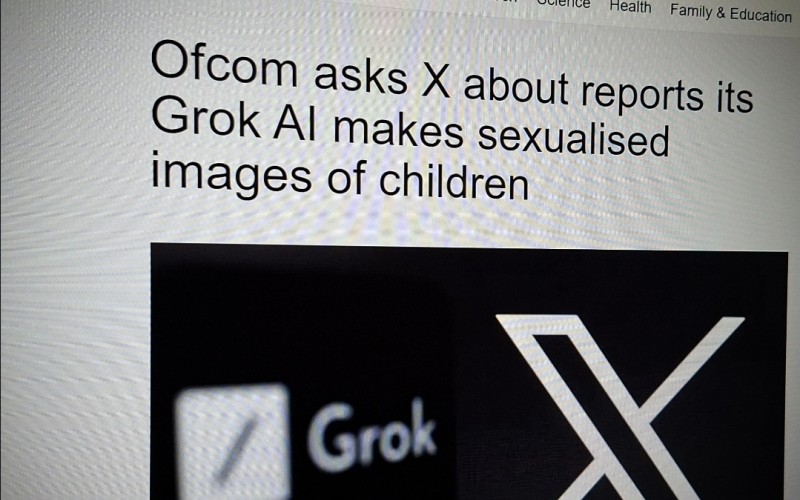 Ofcom asks X about reports its Grok AI makes sexualised images of children