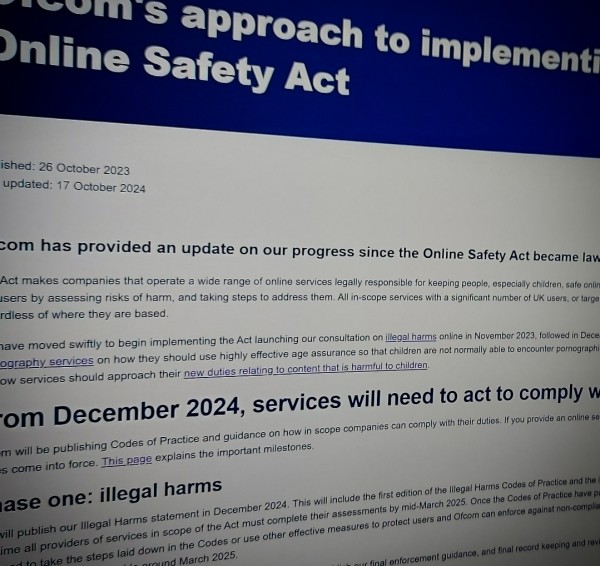 Ofcom's approach to implementing the Online Safety Act