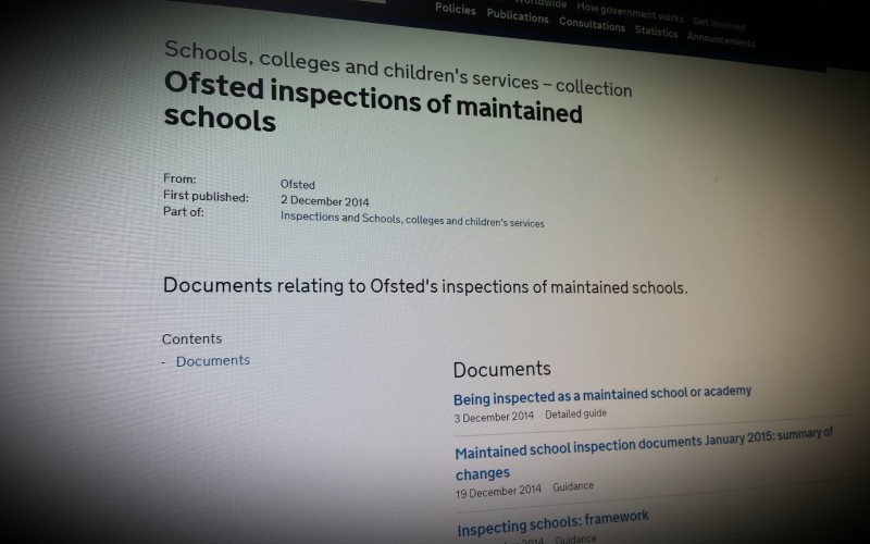 Ofsted Guidance on Inspections - eSafety