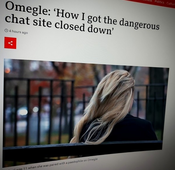 Omegle: ‘How I got the dangerous chat site closed down’