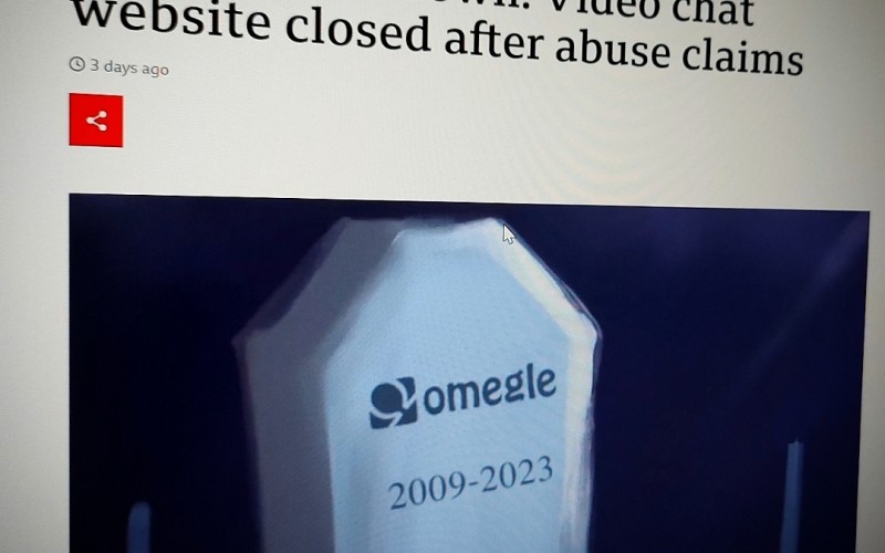 Omegle shut down: Video chat website closed after abuse claims
