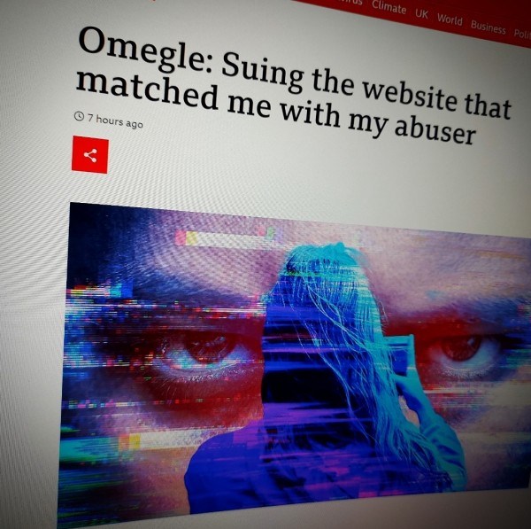 Omegle: Suing the website that matched me with my abuser