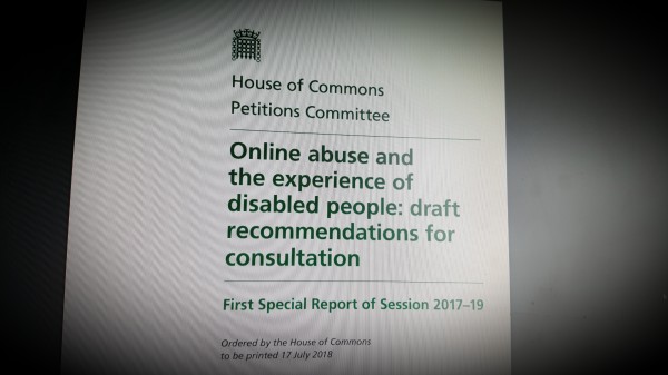 Online abuse and the experience of disabled people: draft recommendations for consultation
