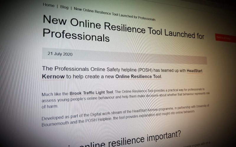 New Online Resilience Tool Launched for Professionals
