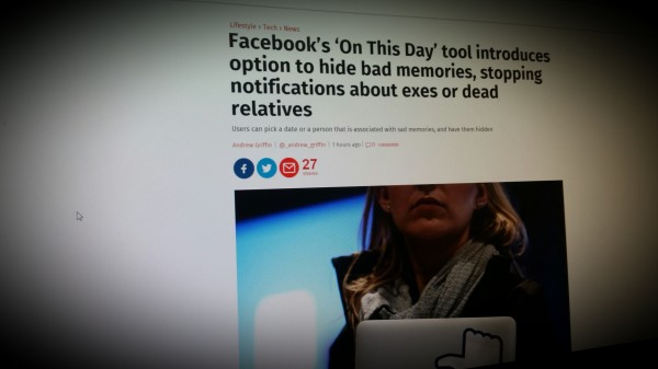 Facebook’s ‘On This Day’ tool introduces option to hide bad memories, stopping notifications about exes or dead relatives