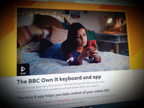 The BBC Own It keyboard and app