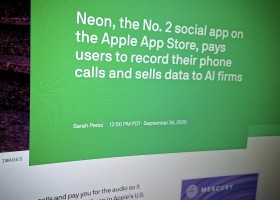 Neon, the No. 2 social app on the Apple App Store, pays users to record their phone calls and sells data to AI firms
