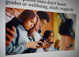 School phone bans don't boost grades or wellbeing, study suggests