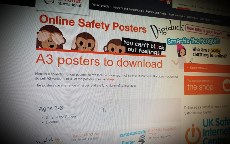 Online safety posters