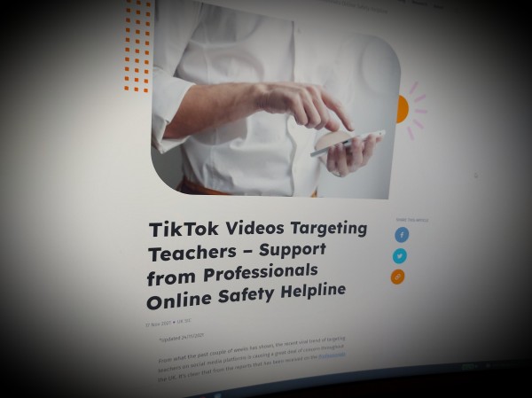 TikTok Videos Targeting Teachers – Support from POS Helpline