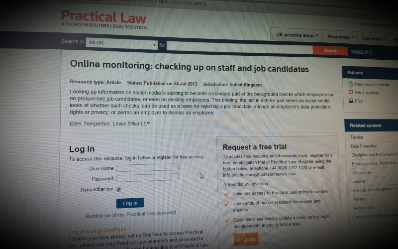 Online monitoring: Checking up on staff and job candidates