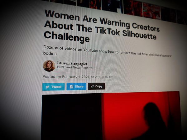 Women Are Warning Creators About The TikTok Silhouette Challenge