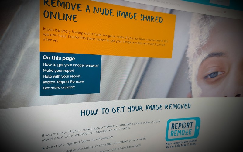 REMOVE A NUDE IMAGE SHARED ONLINE