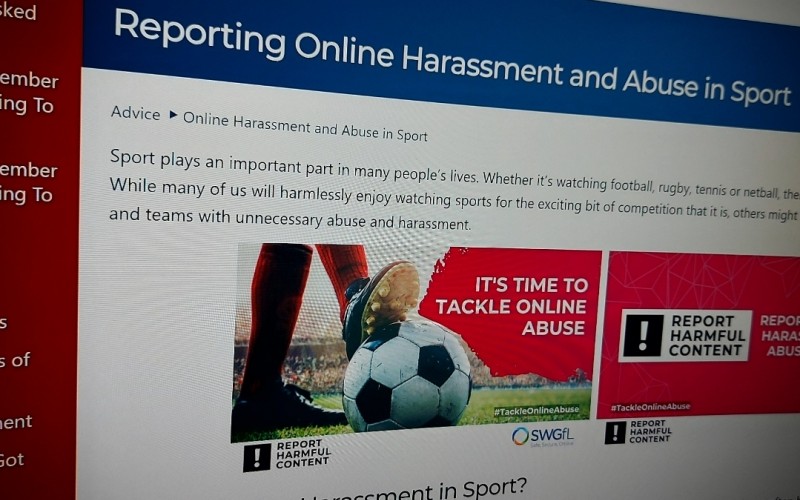 Reporting Online Harassment and Abuse in Sport 