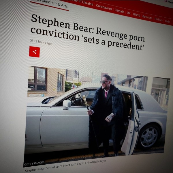 Stephen Bear: Revenge porn conviction 'sets a precedent'