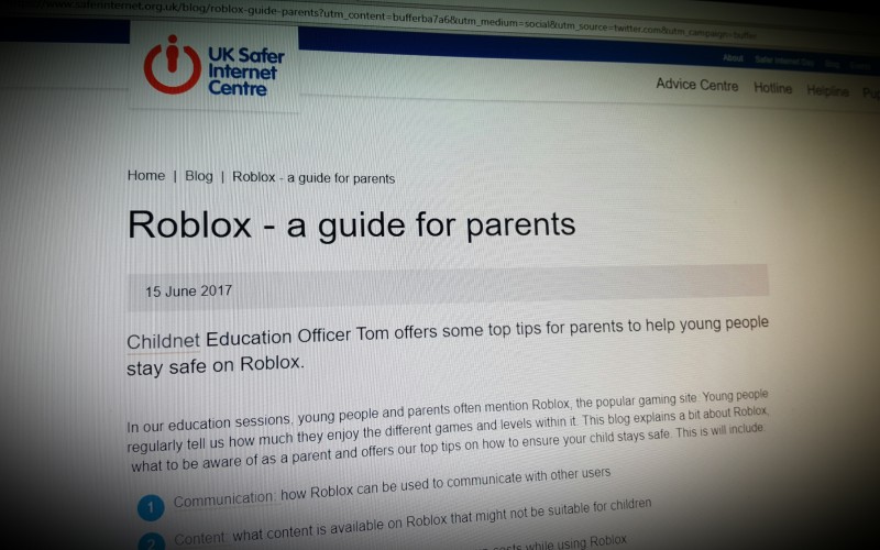 Roblox: A Parents Guide to Protecting Children from Harmful Content - Ineqe  Safeguarding Group