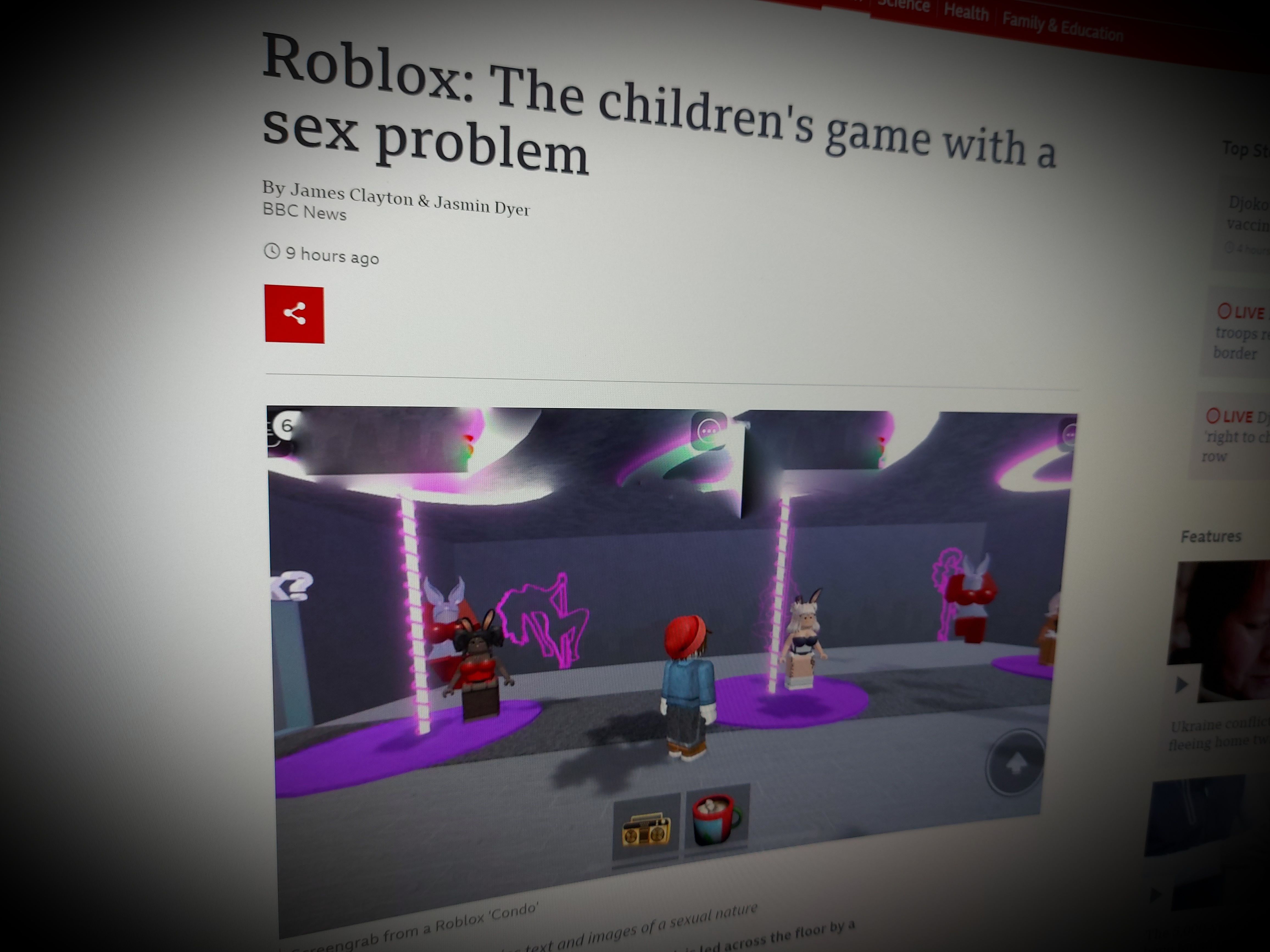 X 上的BBC News (UK)：「Roblox: The children's game with a sex problem   / X