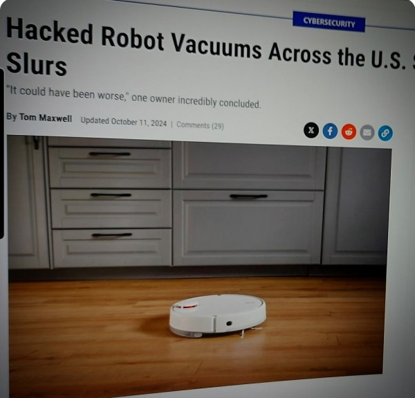 Hacked Robot Vacuums Across the U.S. Started Yelling Slurs