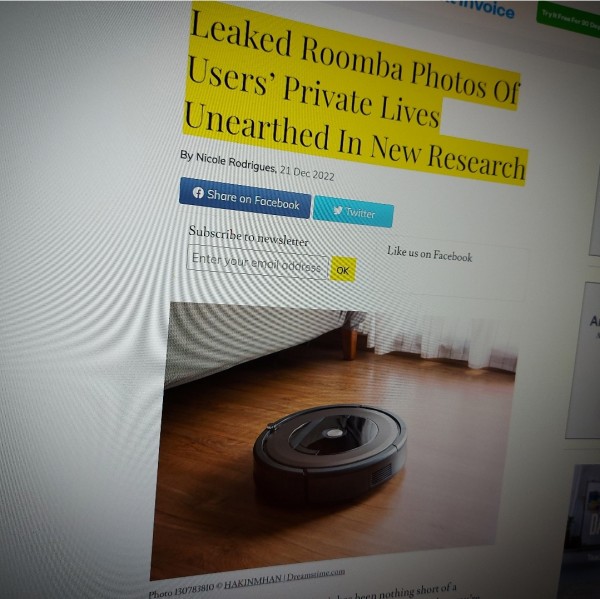 Leaked Roomba Photos Of Users’ Private Lives 