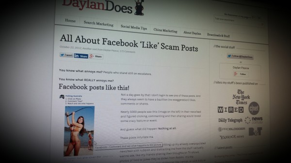 All about those Facebook ‘Like’ scam posts