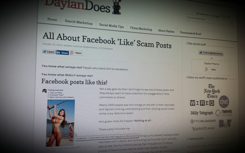 All about those Facebook ‘Like’ scam posts