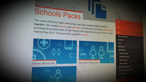 UK Safer Internet Centre Schools Packs