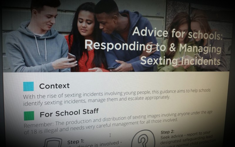 Advice For Schools: Responding To & Managing Sexting Incidents