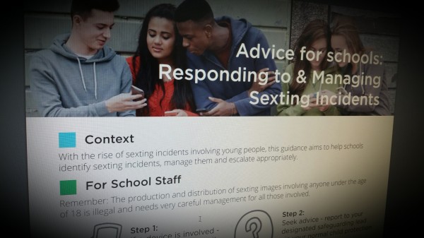 Advice For Schools: Responding To & Managing Sexting Incidents