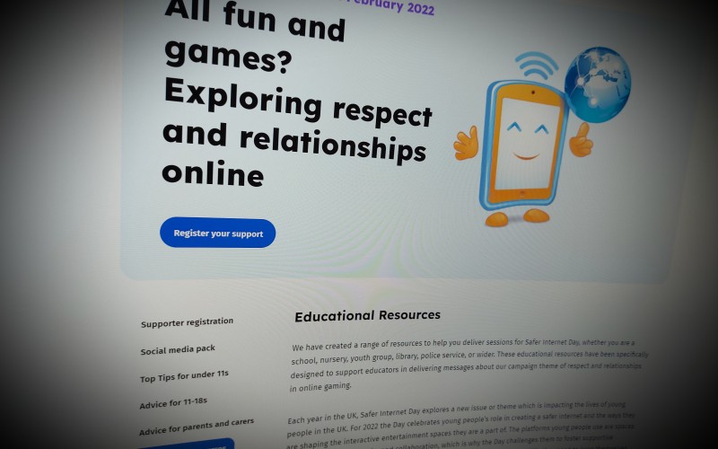 Resources and Information Safer Internet Day – 8th February 2022