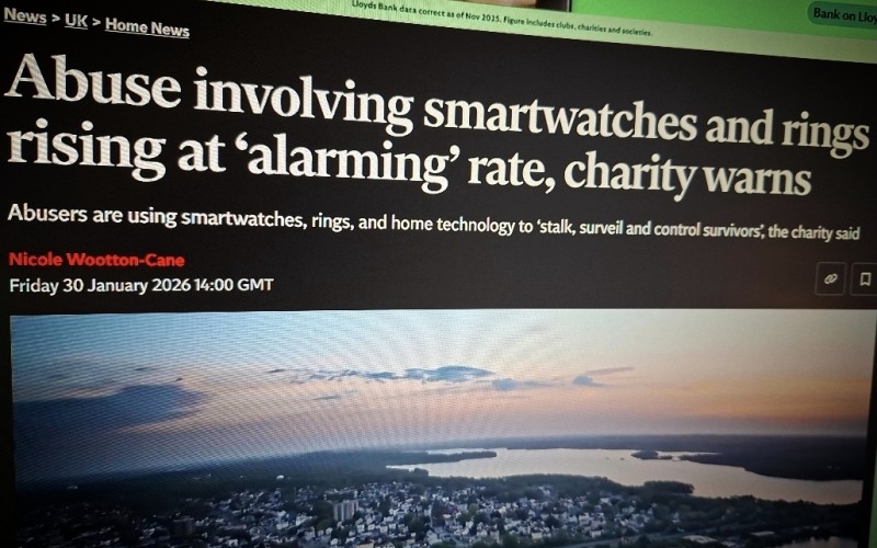 Abuse involving smartwatches and rings rising at ‘alarming’ rate, charity warns Abuse involving smartwatches and rings rising at ‘alarming’ rate, charity warns